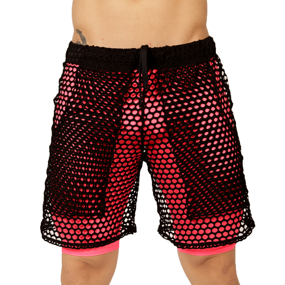FRESH FUCHSIA SHORT - Brief Masculino Audaz con Pretina Contraste
