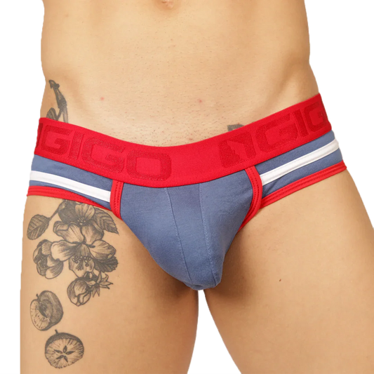 GAROTO BLUE BRIEF - Gigo Underwear Colombia