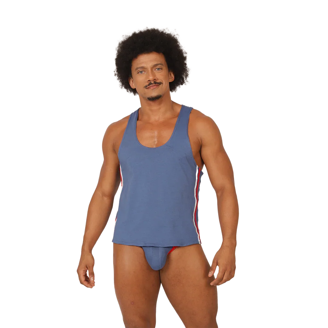 GAROTO BLUE TANK - Gigo Underwear Colombia