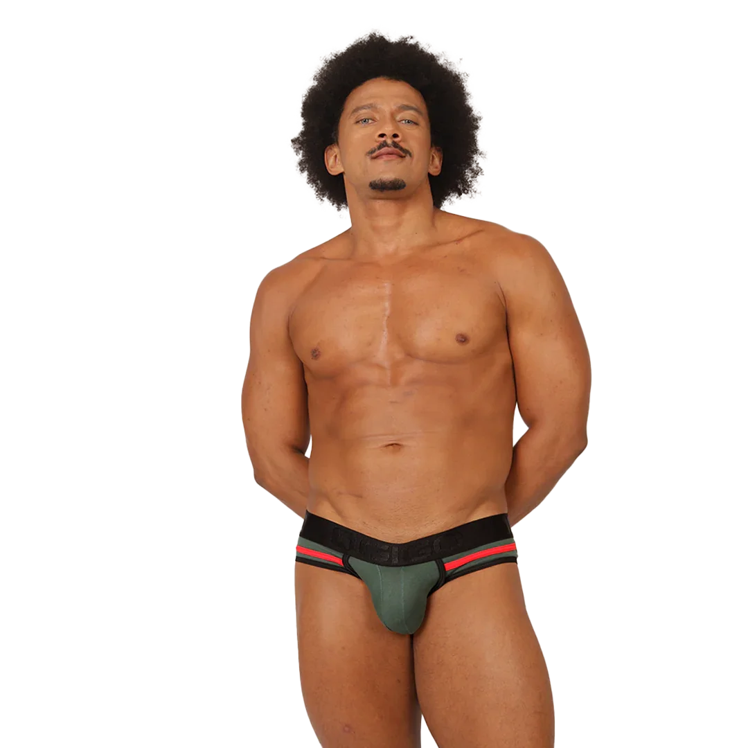 GAROTO GREEN BRIEF - Gigo Underwear Colombia