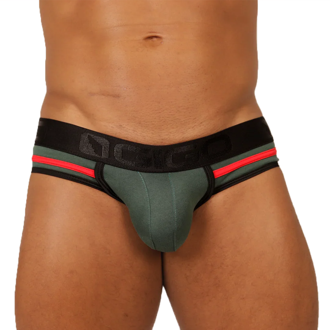 GAROTO GREEN BRIEF - Gigo Underwear Colombia