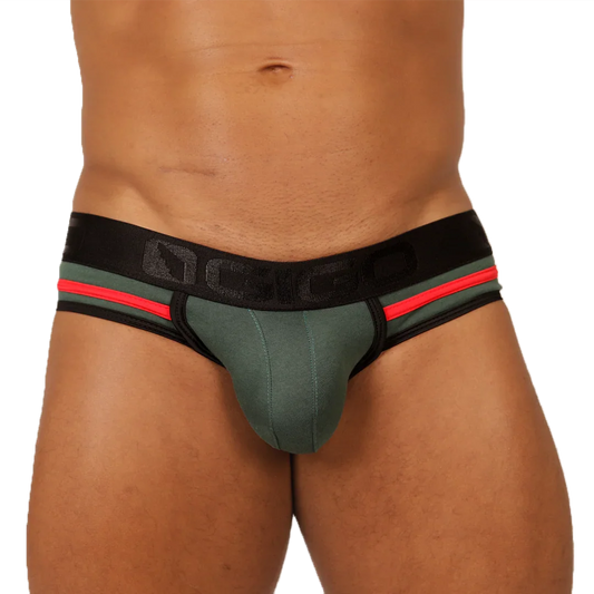 GAROTO GREEN BRIEF - Gigo Underwear Colombia