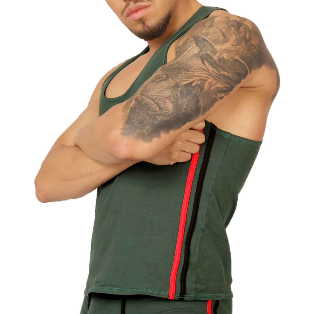 GAROTO GREEN TANK - Gigo Underwear Colombia