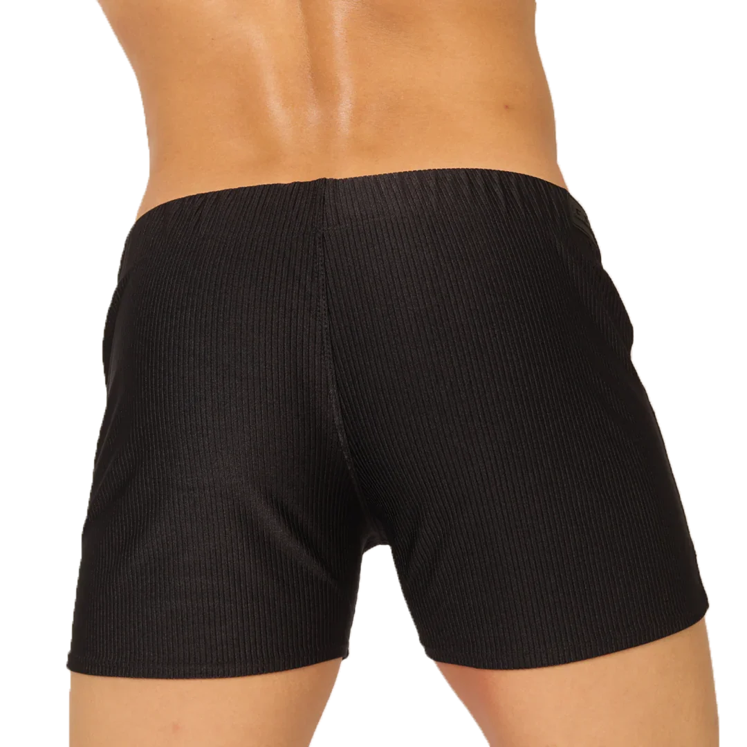 GLOW BLACK SHORT - Gigo Underwear Colombia