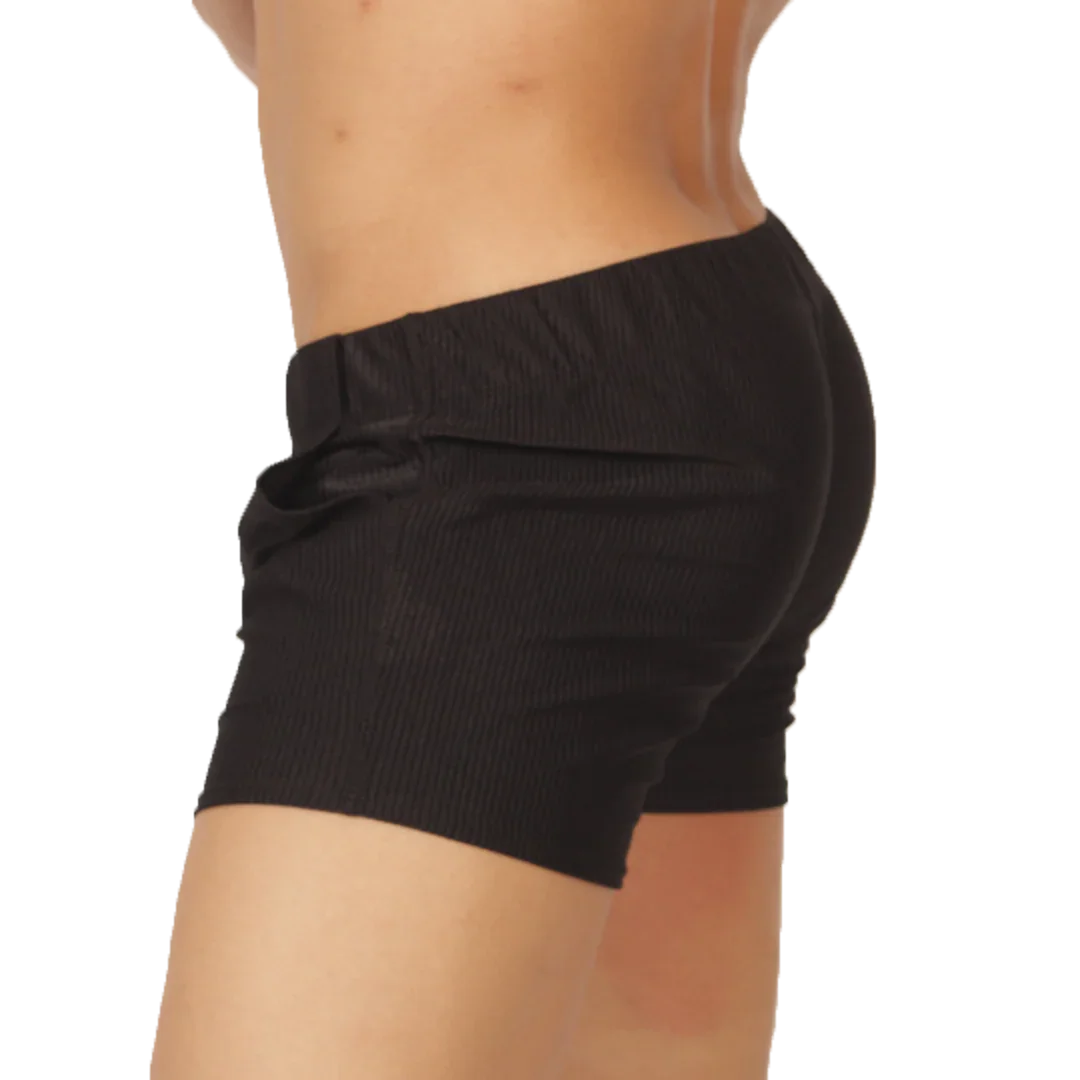GLOW BLACK SHORT - Gigo Underwear Colombia
