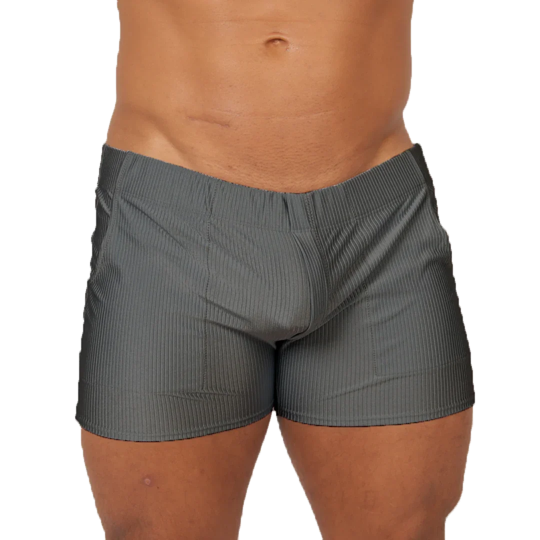 GLOW GRAY SHORT - Gigo Underwear Colombia