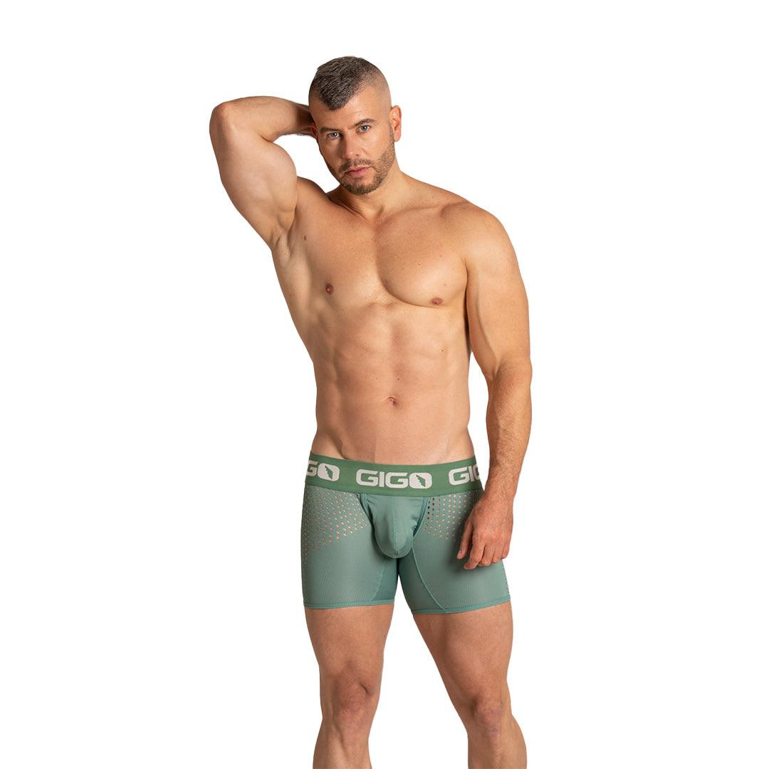 HIBRID GREEN TRUNK - Gigo Underwear Colombia