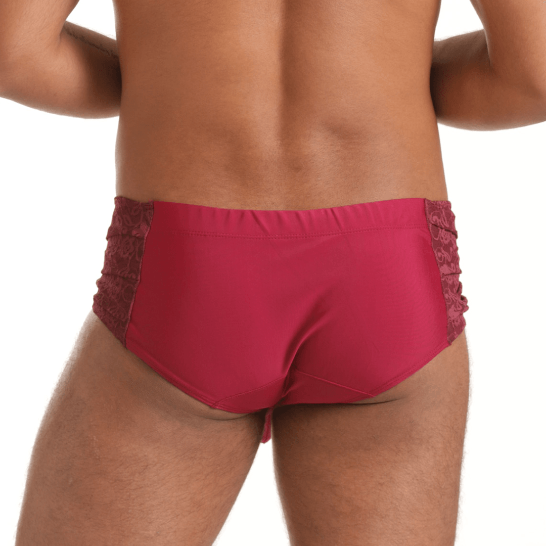 HINDU WINE SWIM BRIEF - Gigo Underwear Colombia