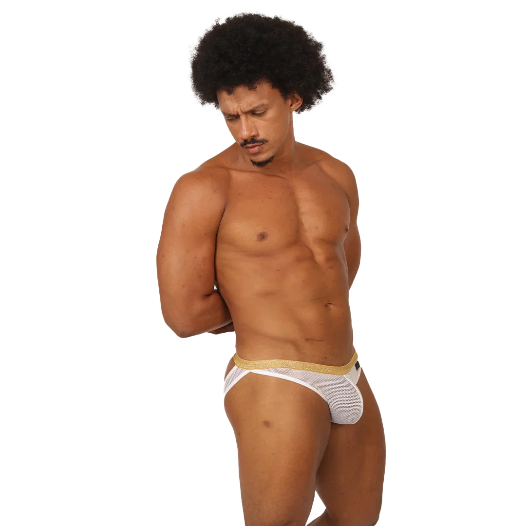 HIT WHITE JOCKSTRAP - Gigo Underwear Colombia