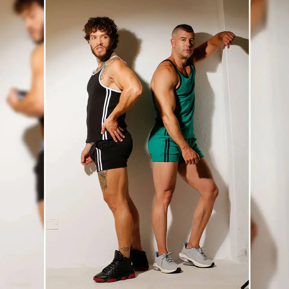 KHANAL BLACK SHORT - Gigo Underwear Colombia