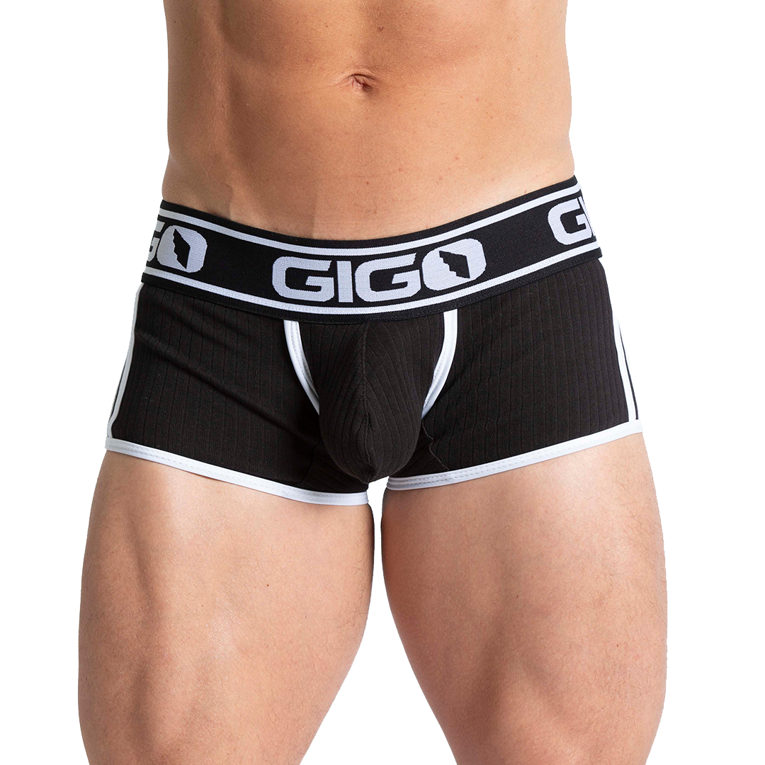 KHANAL BLACK TRUNK - Gigo Underwear Colombia
