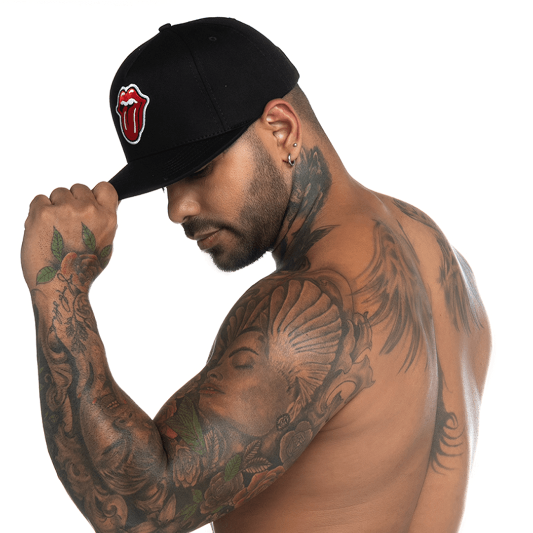 LIPS BLACK CAPS - Gigo Underwear Colombia