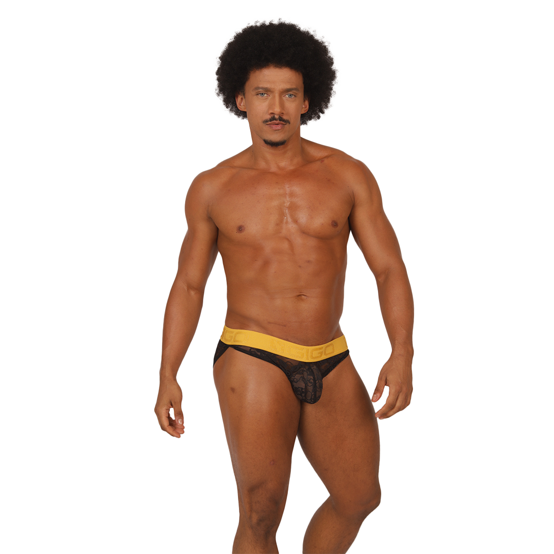 MAGNETIC BRIEF - Brief Masculino Audaz con Pretina Contraste