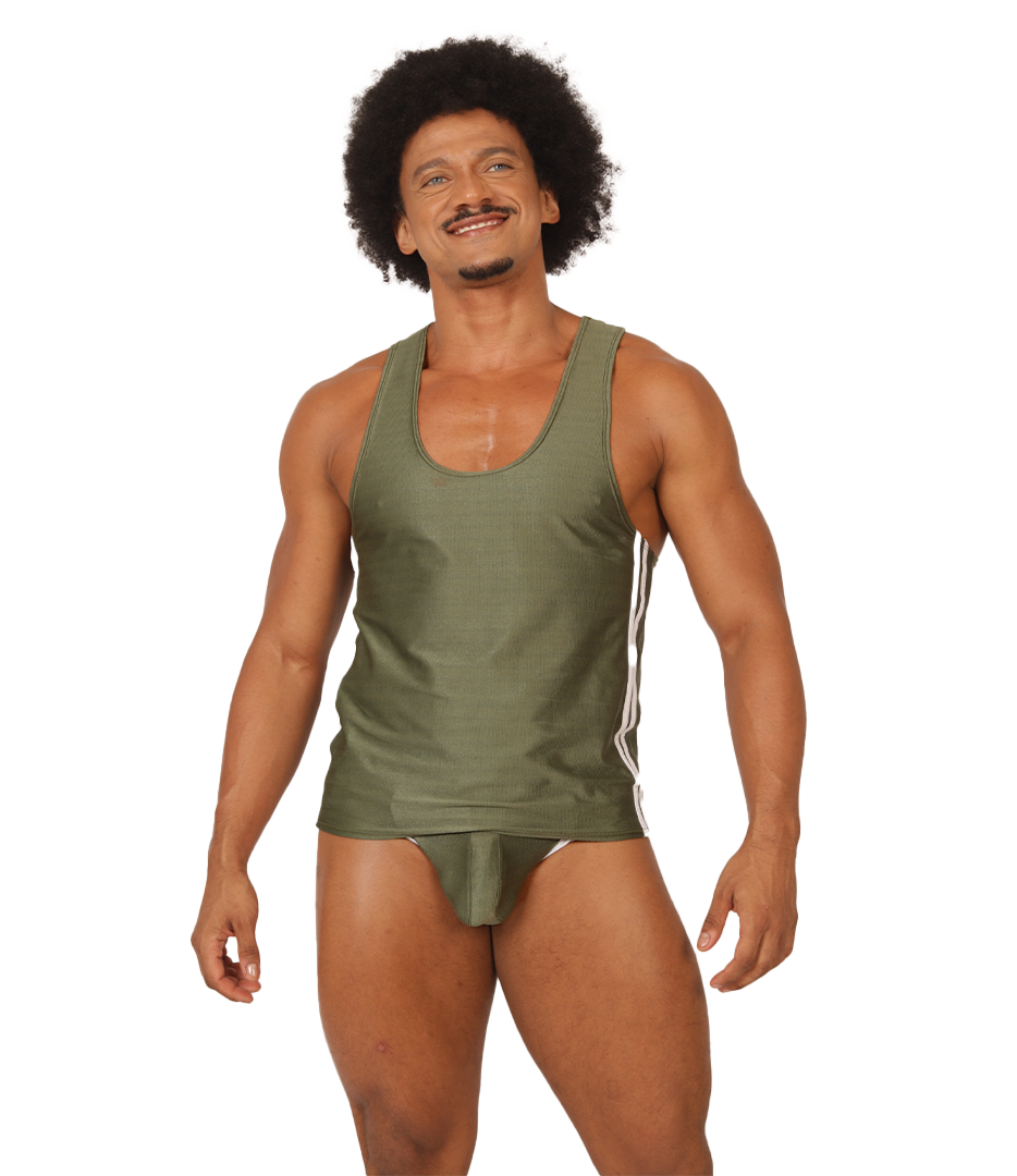 MIX WINE TANK - Camisilla Deportiva Masculina en Colores Modernos