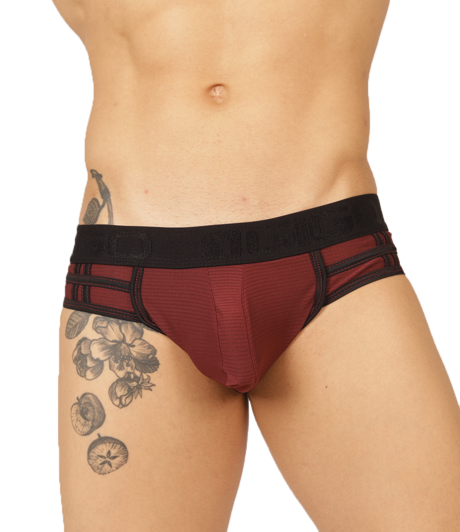 MIX WINE BRIEF - Brief Masculino Audaz con Pretina Contraste
