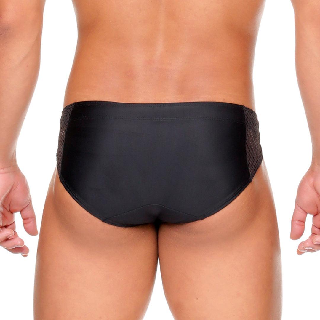 MOROCCO BLACK SWIM BRIEF - Gigo Underwear Colombia