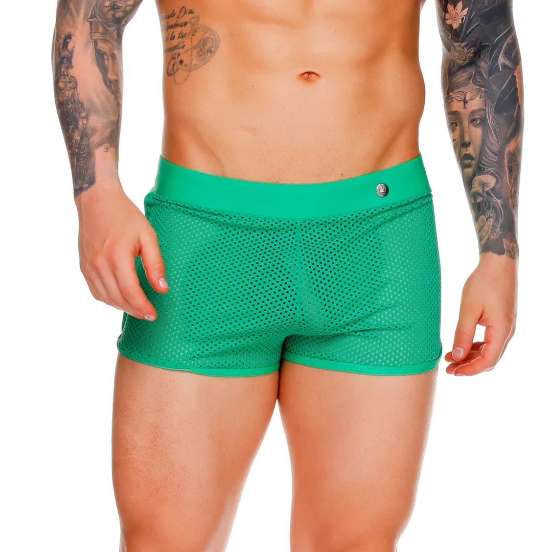 MOROCCO GREEN HOTSHORT - Gigo Underwear Colombia