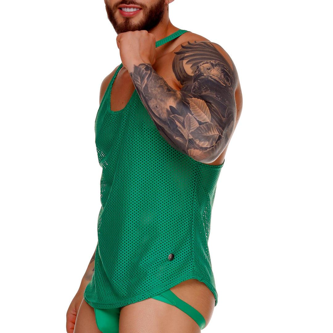 MOROCCO GREEN TANK - Gigo Underwear Colombia
