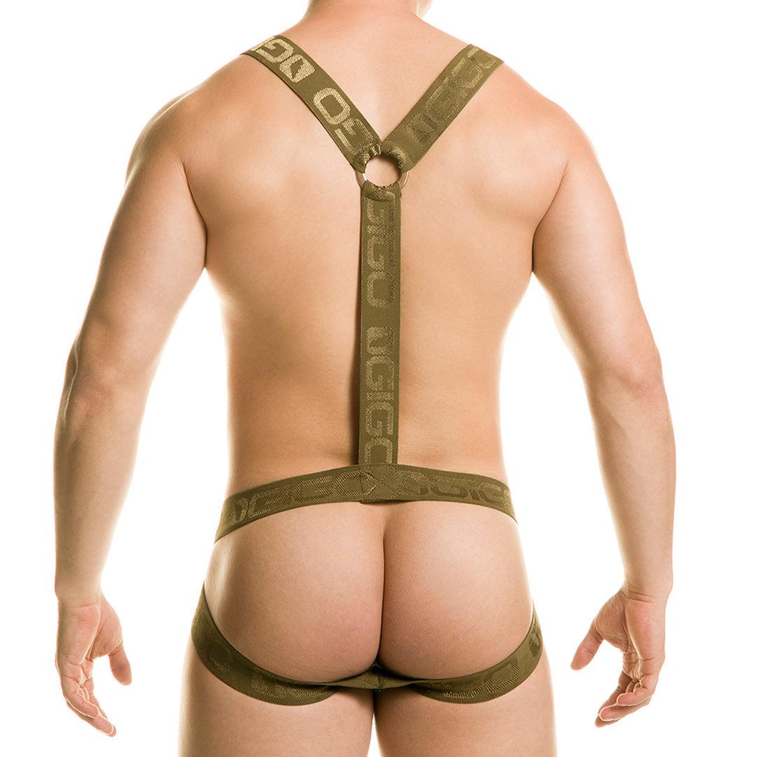 NEW CAUTIOUS GREEN HARNESS - Gigo Underwear Colombia