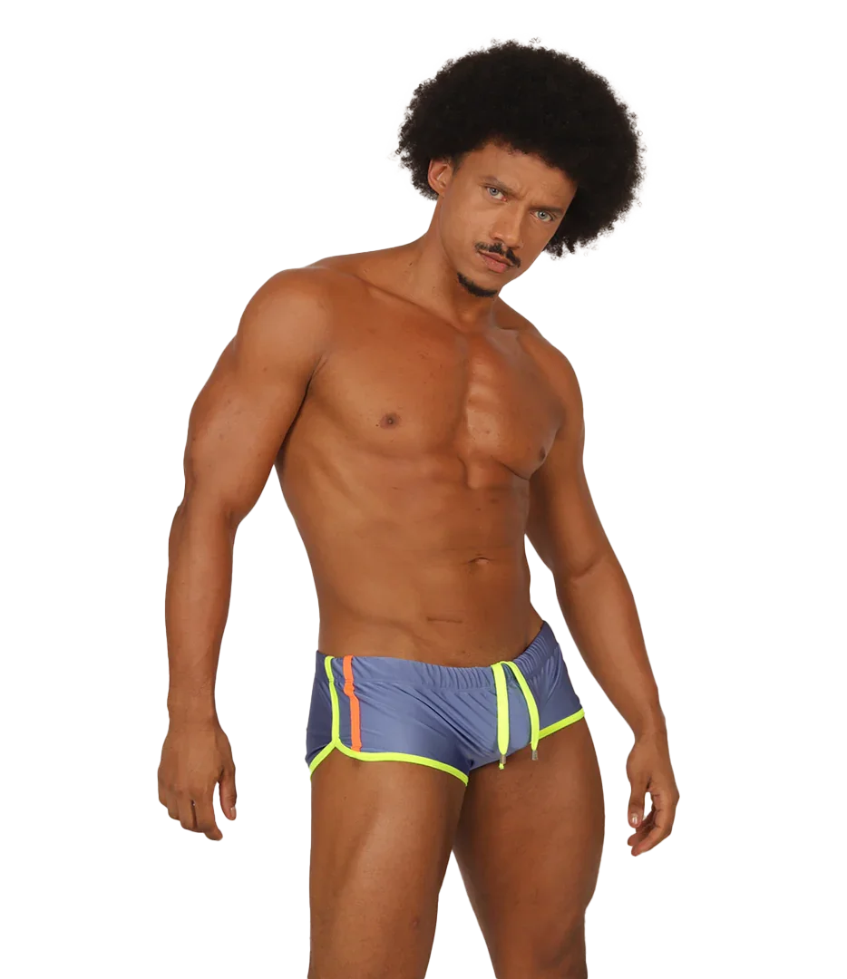 NICE BLUE SWIM TRUNK - Gigo Underwear Colombia