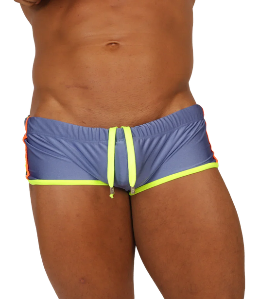 NICE BLUE SWIM TRUNK - Gigo Underwear Colombia