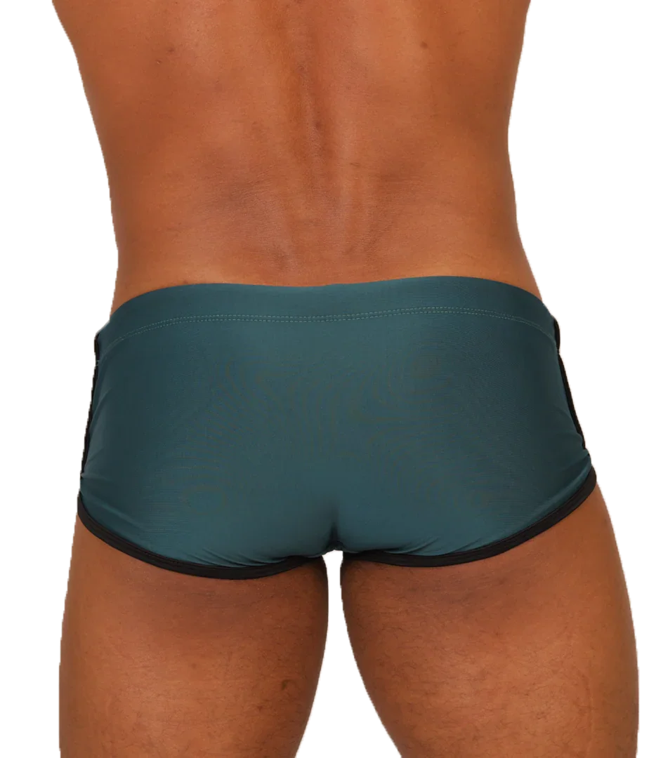 NICE GREEN SWIM TRUNK - Gigo Underwear Colombia