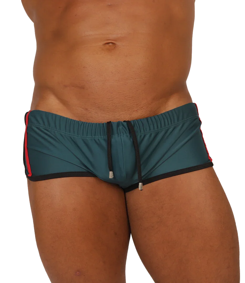 NICE GREEN SWIM TRUNK - Gigo Underwear Colombia