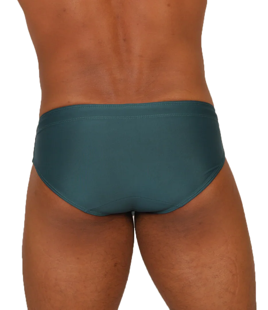 NICE GREEN SWIMBRIEF - Gigo Underwear Colombia