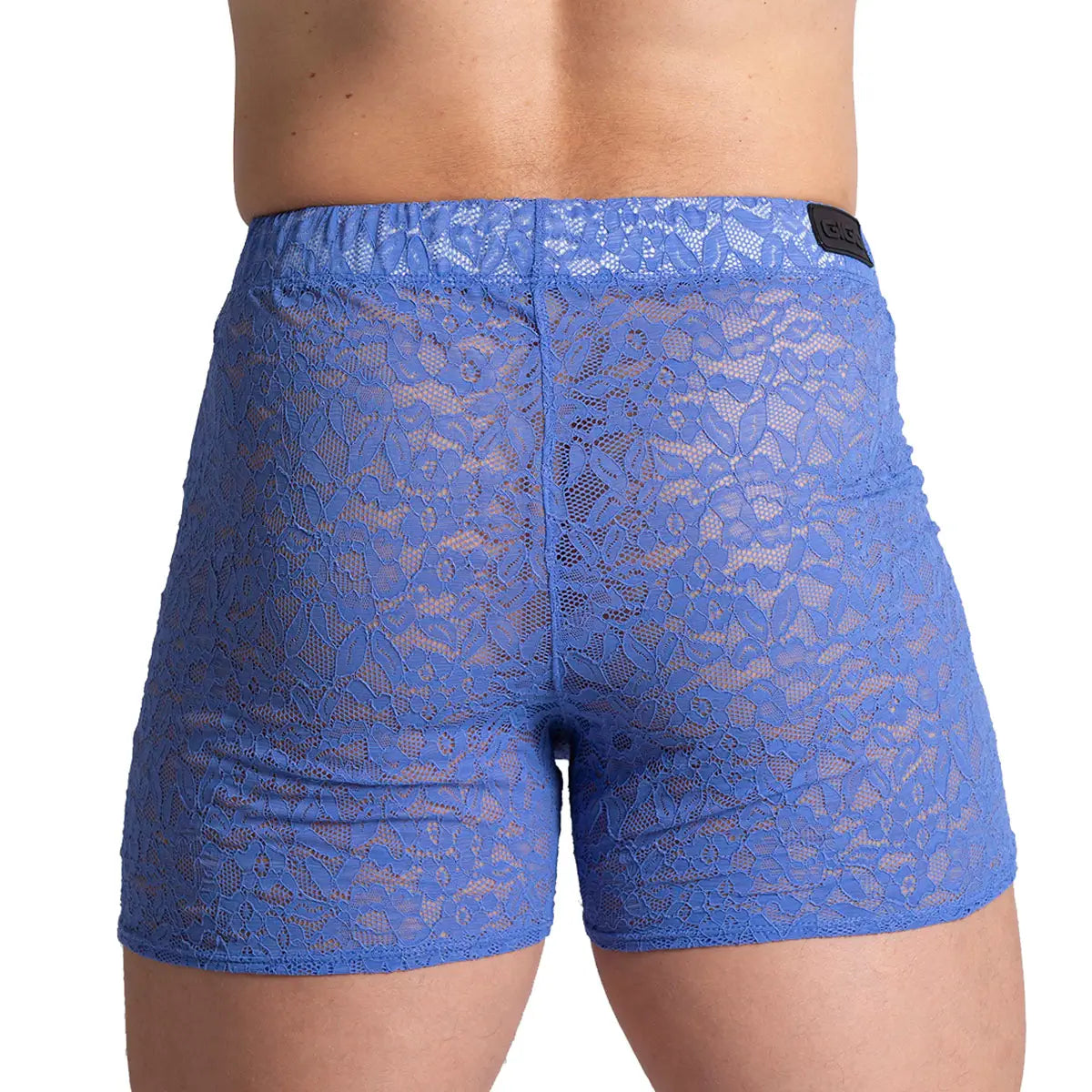 Paradise Blue Hotshort en modelo de Gigo Underwear