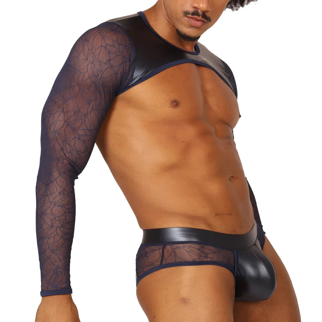 PASSIONE BLUE HARNESS - Gigo Underwear Colombia