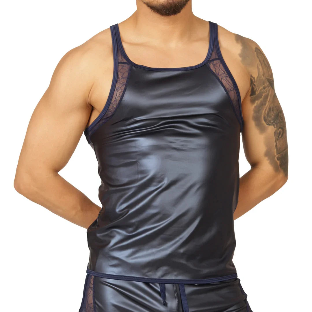 PASSIONE BLUE TANK - Gigo Underwear Colombia