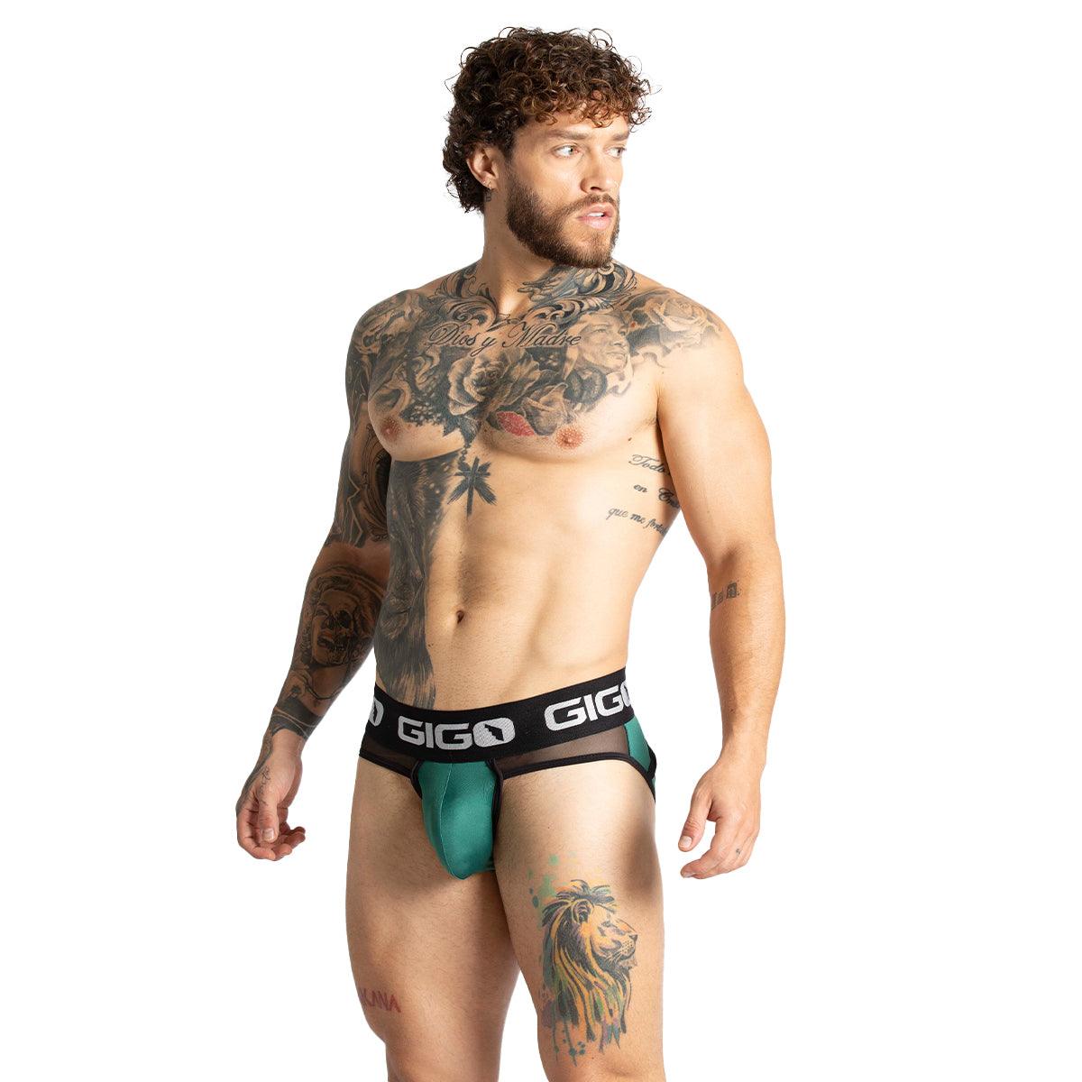 PURITY GREEN BRIEF JOCK - Gigo Underwear Colombia