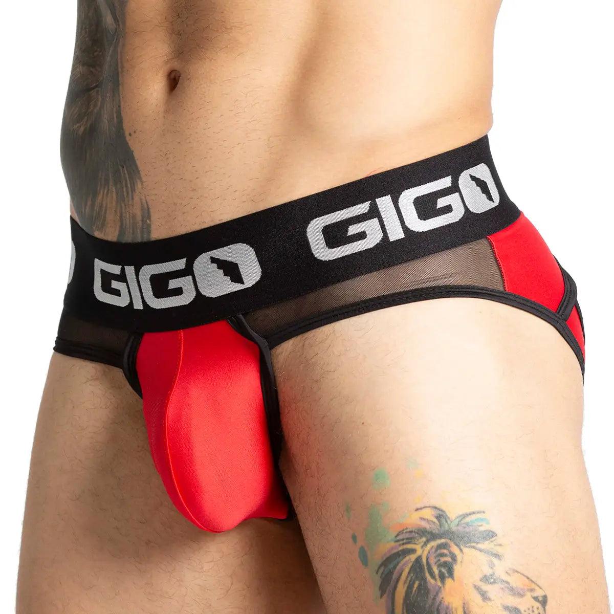 PURITY RED BRIEF JOCK - Gigo Underwear Colombia