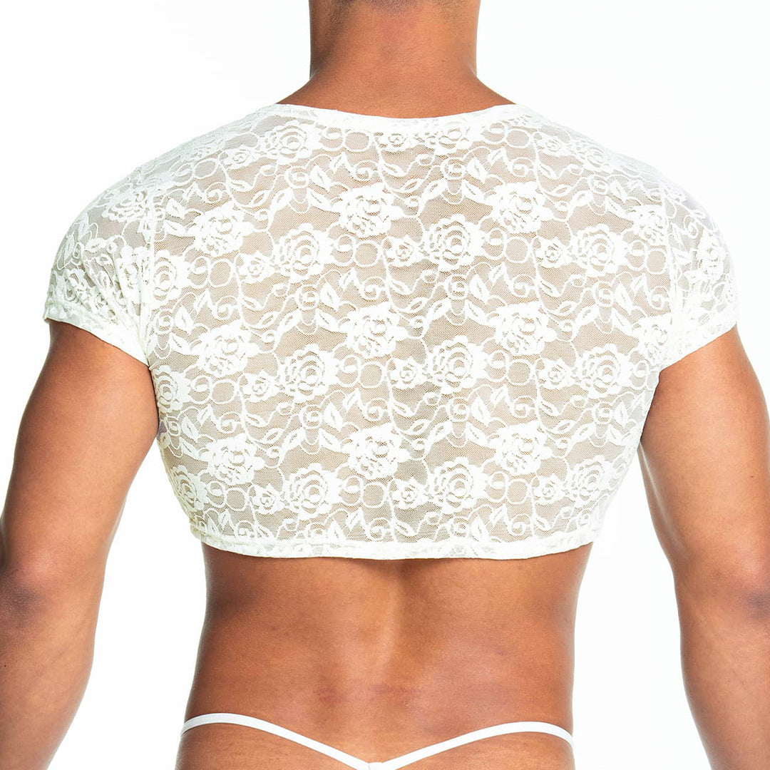 Redemotion Beige Croop Top vista posterior de Gigo Underwear
