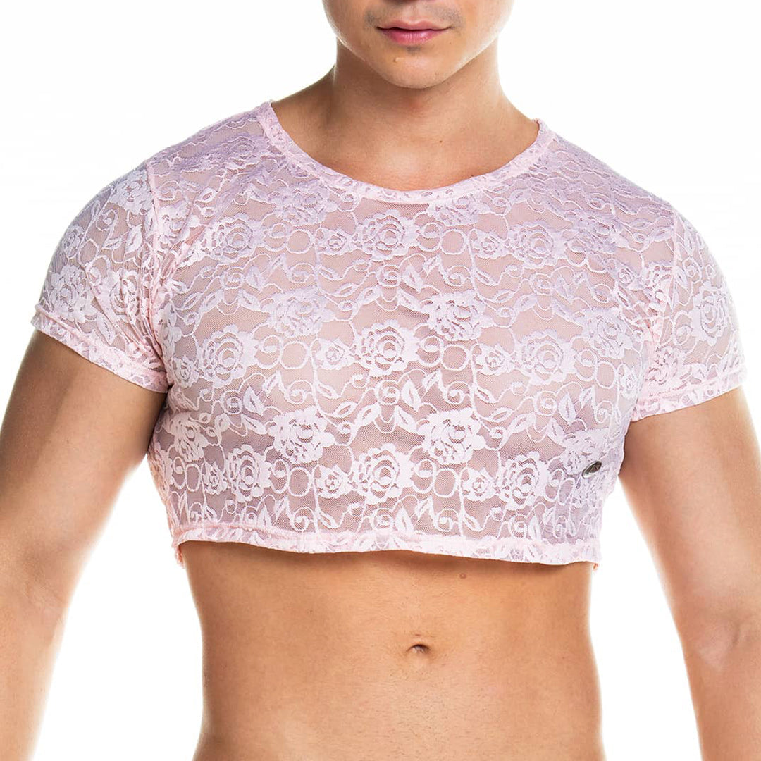 Redemotion Pink Croop Top vista posterior de Gigo Underwear