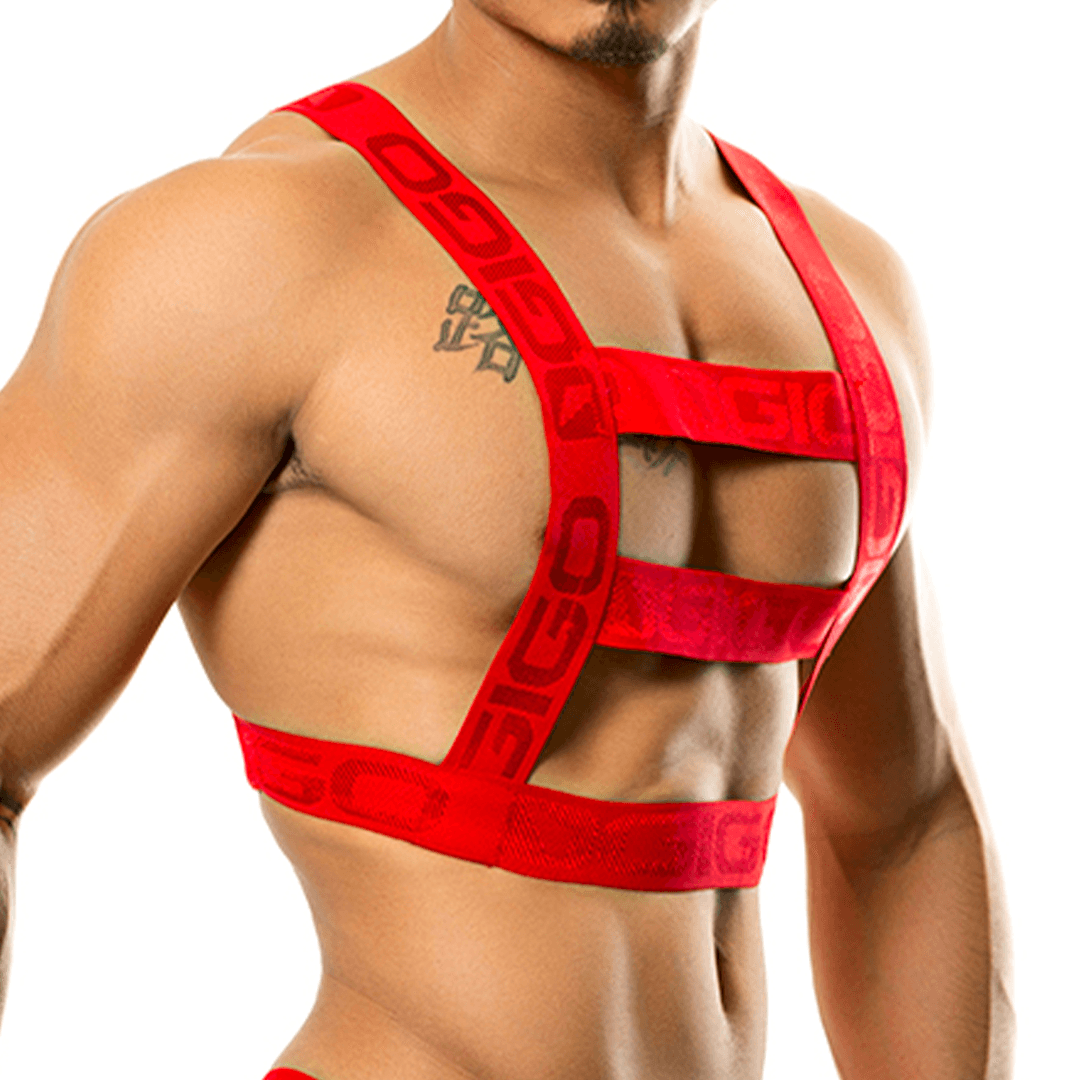 RESISTLESS RED HARNESS - Gigo Underwear Colombia