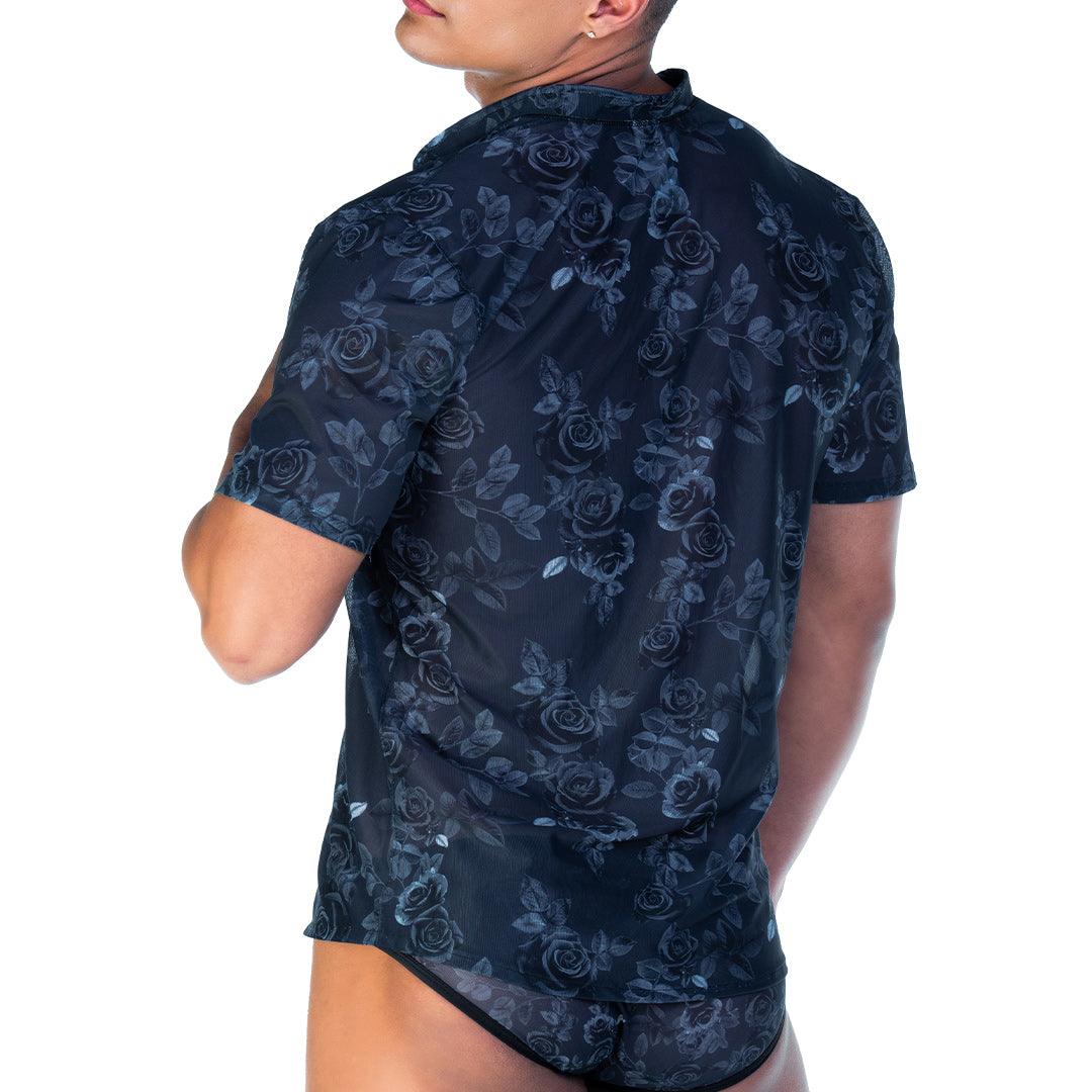 ROSE BLACK SHIRT - Gigo Underwear Colombia