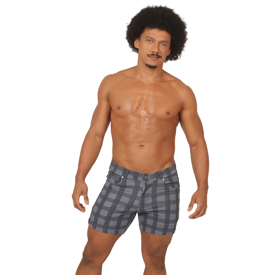 SOCIAL BLUE SQUARE SHORT - Gigo Underwear Colombia