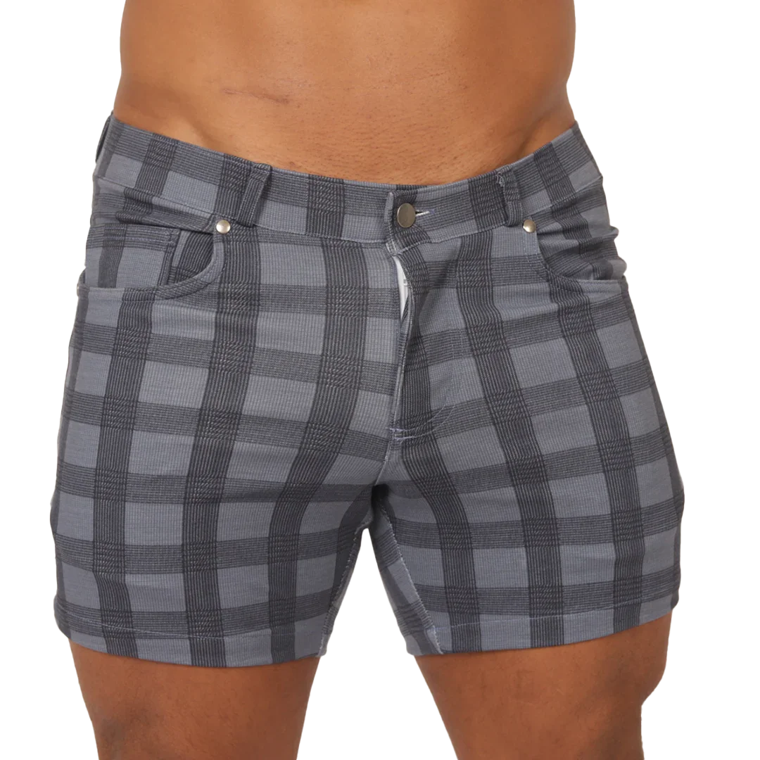 SOCIAL BLUE SQUARE SHORT - Gigo Underwear Colombia