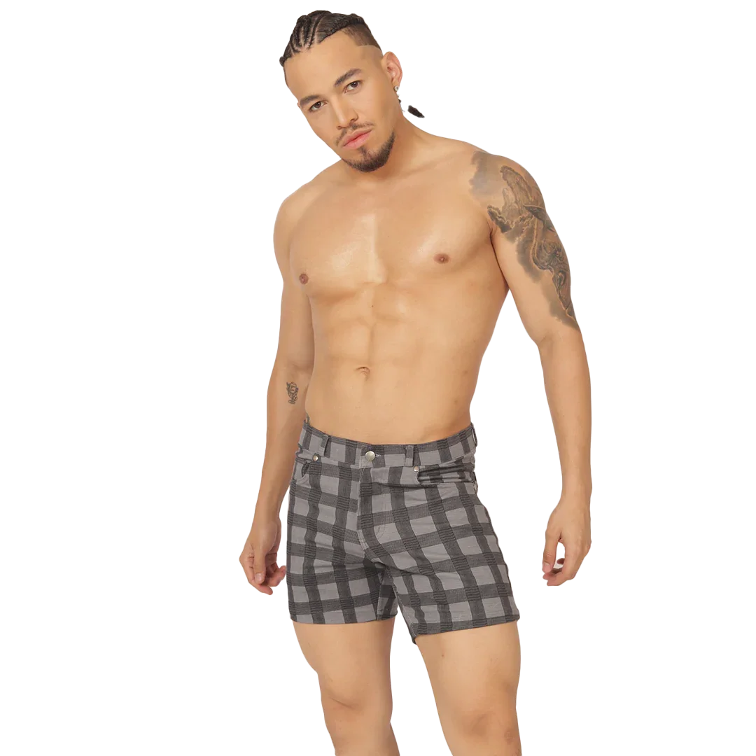 SOCIAL GRAY SHORT - Gigo Underwear Colombia