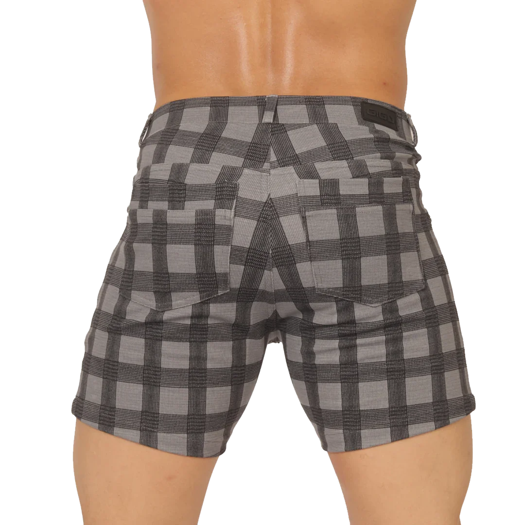 SOCIAL GRAY SHORT - Gigo Underwear Colombia