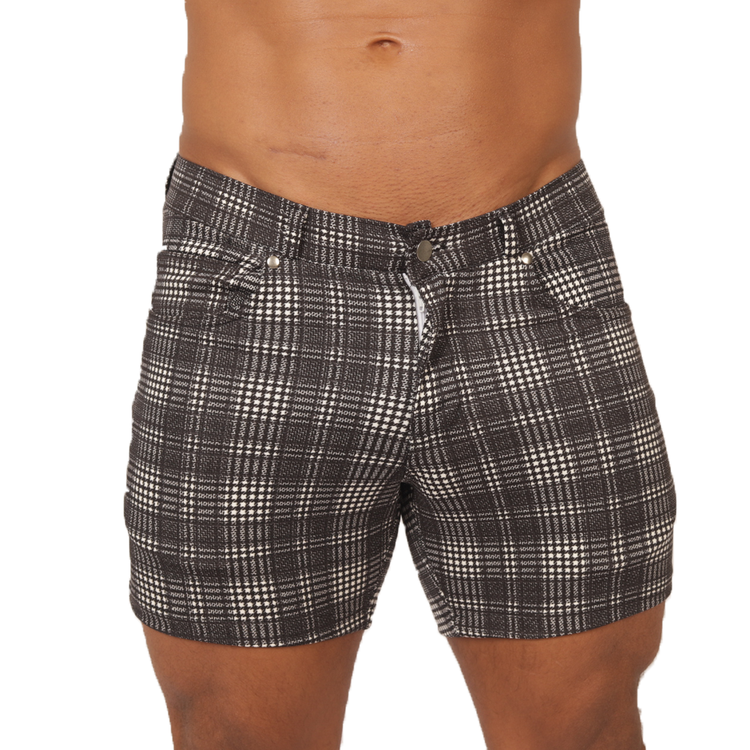 SOCIAL GRAY SQUARE SHORT - Underwear Nueva Colección Gigo