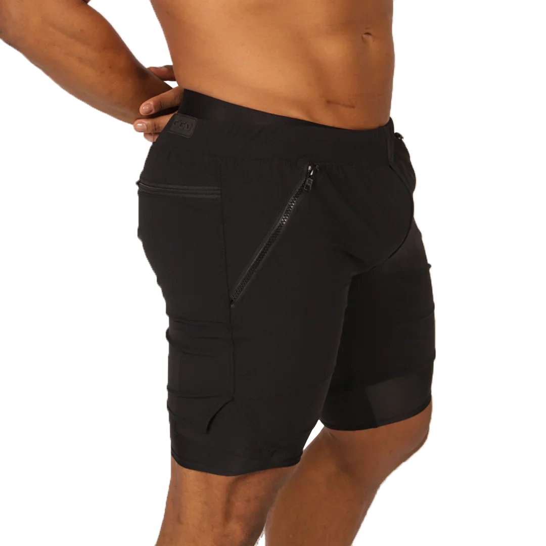 SPORTY BLACK SHORT - Gigo Underwear Colombia