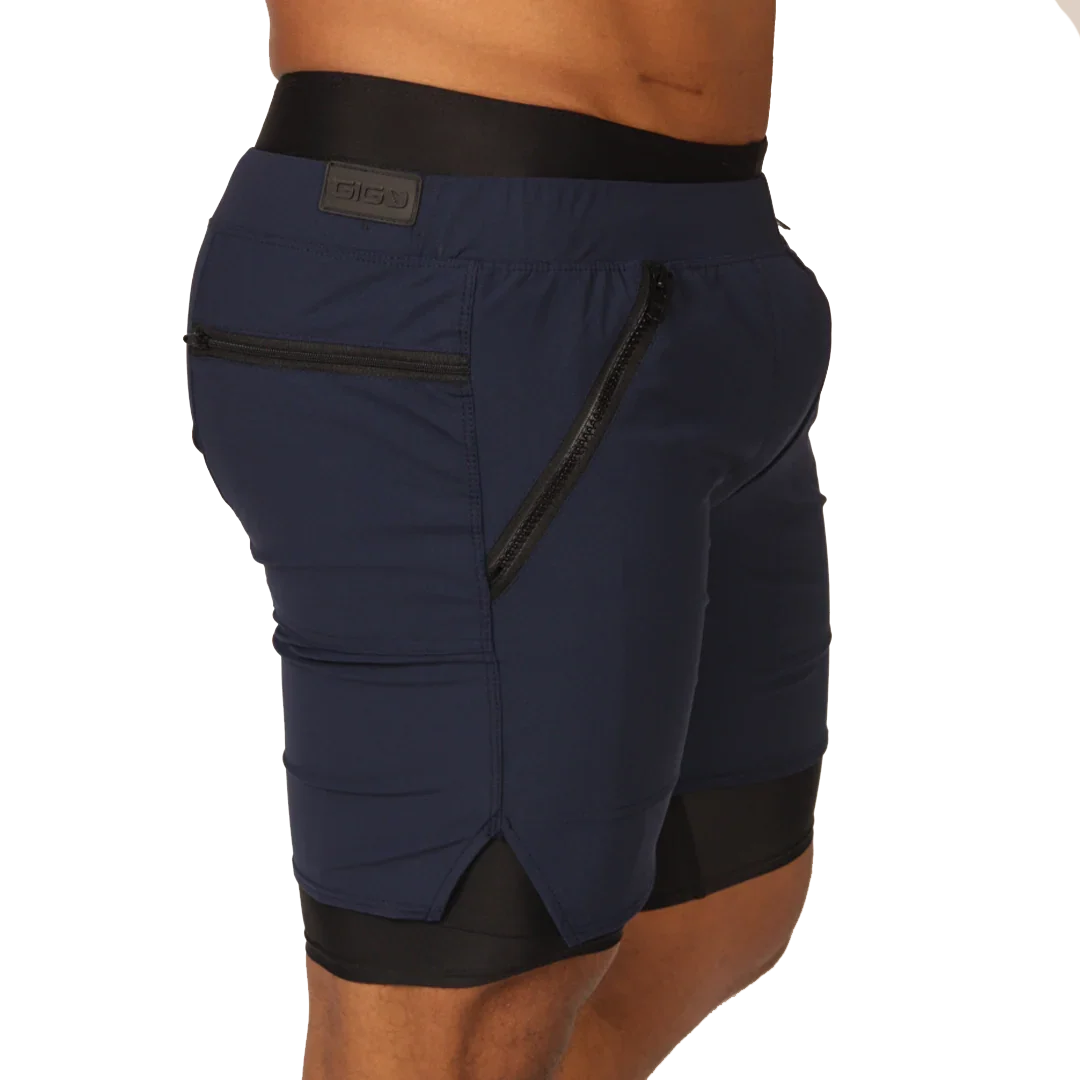 SPORTY BLUE SHORT - Gigo Underwear Colombia