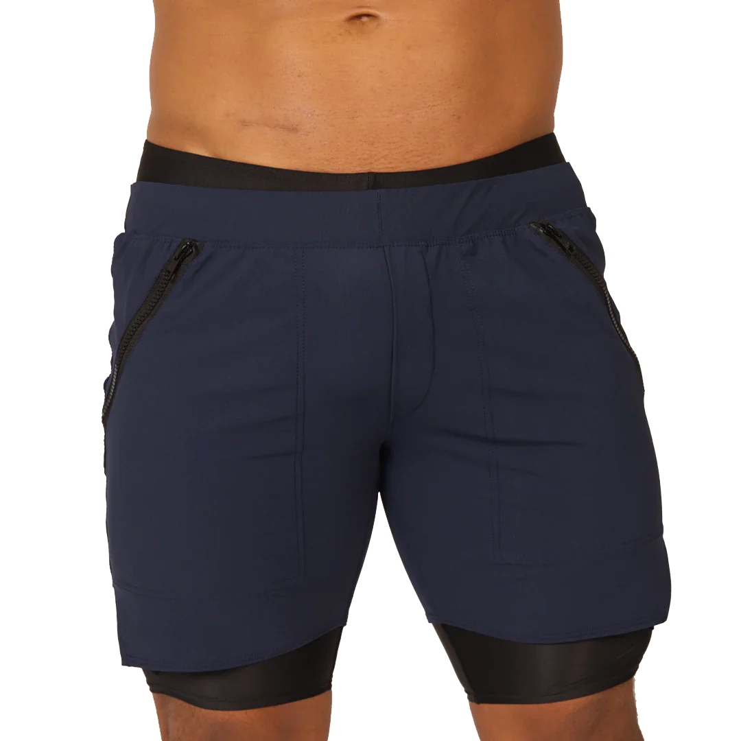 SPORTY BLUE SHORT - Gigo Underwear Colombia