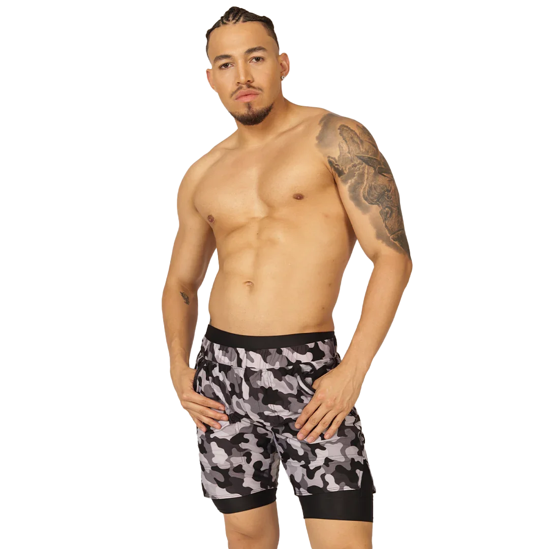 SPORTY CAMOUFLAGE SHORT - Gigo Underwear Colombia