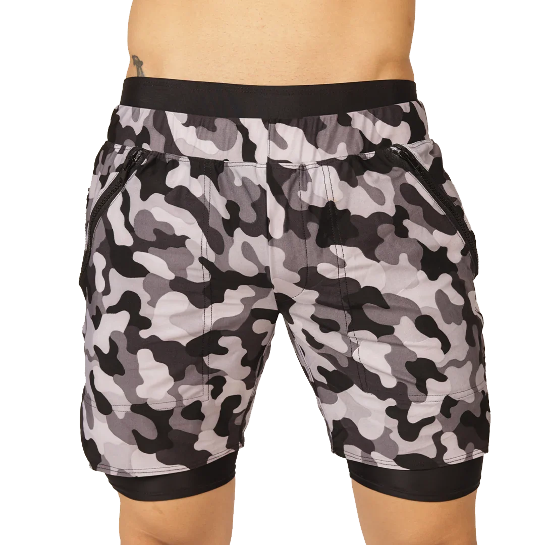 SPORTY CAMOUFLAGE SHORT - Gigo Underwear Colombia