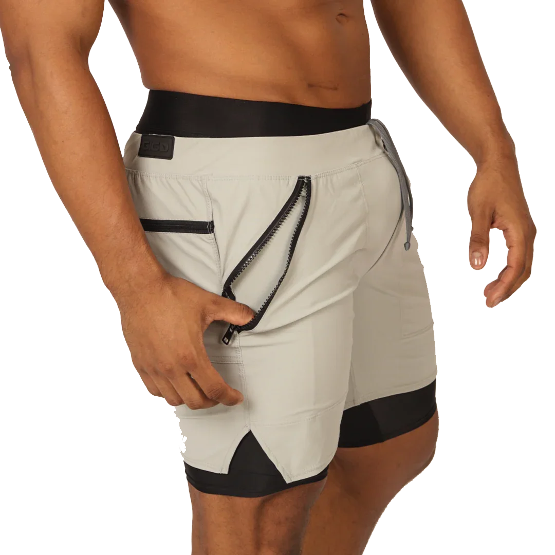 SPORTY GRAY SHORT - Gigo Underwear Colombia