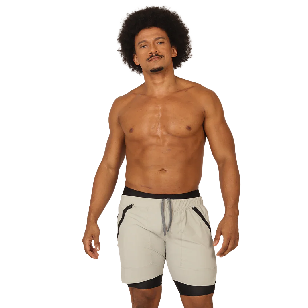 SPORTY GRAY SHORT - Gigo Underwear Colombia