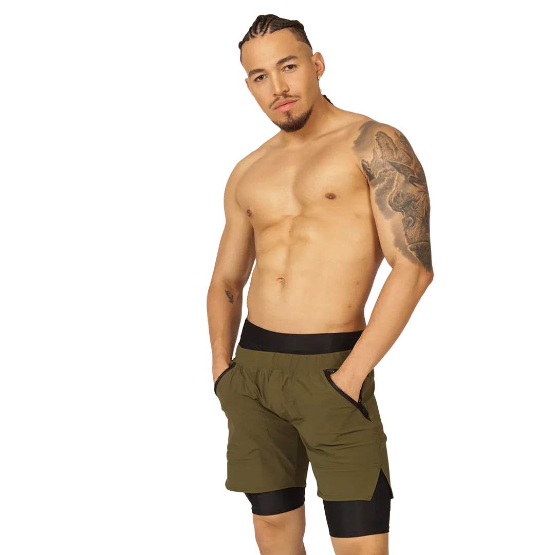 SPORTY GREEN SHORT - Gigo Underwear Colombia